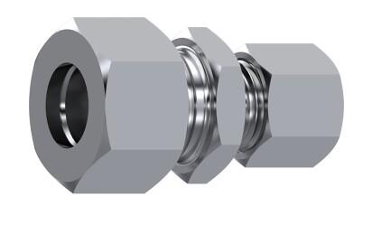 Raccord union double en réduction DIN 2353 inox 316L