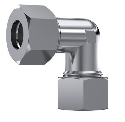 Raccord coude égal DIN 2353 inox 316L équipé (DHFUE)