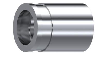Jupe de sertissage R7 inox 316L pour flexible thermoplastique