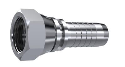Raccord à sertir droit femelle tournant BSP fond plat inox 316L