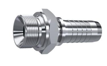 Embout mâle à sertir BSP cône 60° inox 316L