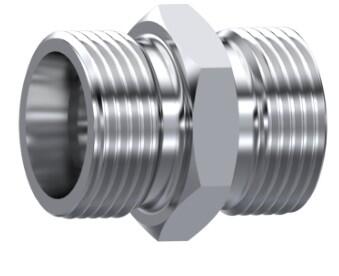 Raccord union double DIN 2353 inox 316L nu (DHFUB)