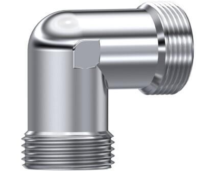 Raccord coude égal DIN 2353 inox 316L nu (DHFUEB)
