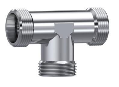 Raccord Té égal DIN 2353 inox 316L nu (DHFUTB)