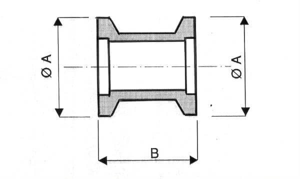 Schéma embout intermédiaire court