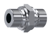 Adaptateur mâle BSP fond plat inox 316L