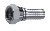 Raccord à sertir droit femelle tournant BSP cône 60° inox 316L