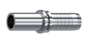 Embout lisse droit à sertir métrique inox 316L