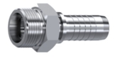 Embout mâle à sertir métrique cône 24° — DIN 2353 inox 316L