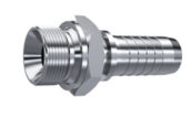 Embout mâle à sertir BSP cône 60° inox 316L