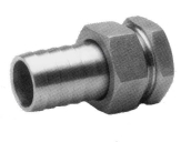 Union 3 pièces Femelle Cannelé Étanchéité Joint Plat