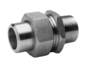 Union 3 pièces Mâle à Souder Étanchéité Joint Plat