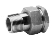 Union 3 pièces Mâle / Femelle Étanchéité Joint Plat