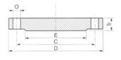 Tampon Blind PN 20 150 Lbs Inox