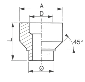 Bossage à Souder SW Inox série 3000