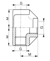 Té Femelle Inox