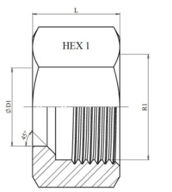 Écrou DIN 3870 inox 316L
