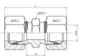 Raccord union double DIN 2353 inox 316L