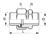Union 3 pièces à Souder Étanchéité Joint Plat