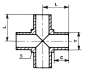 Croix Égale Microfit à Souder