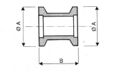 Embout Intermédiaire Court ISO KF