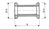 Embout Intermédiaire Long ISO KF